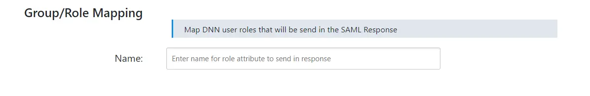 DNN SAML IDP - DNN as SAML Identity Provider - Role & Group Mapping