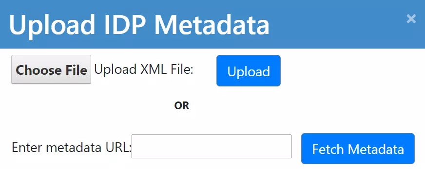 DNN SAML Single Sign-On (SSO) - DNN SAML SSO - Upload IDP Metadata