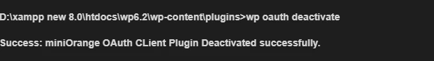 command-wp-oauth-deactivate