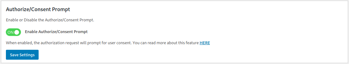 Authorize/Consent Screen Settings consent-screen-settings