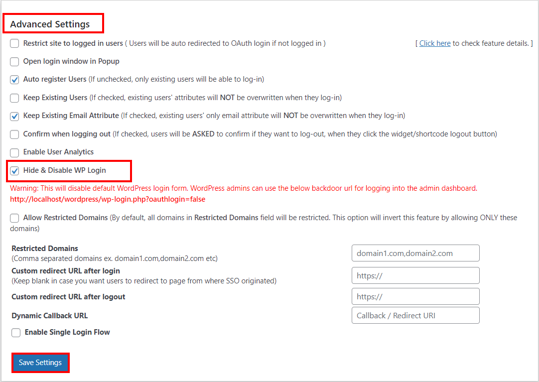 OAuth-single-sign-on-for-WordPress