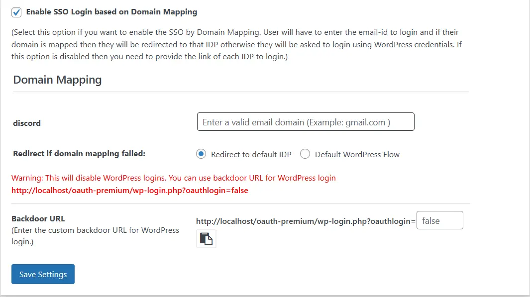 Domain Mapping