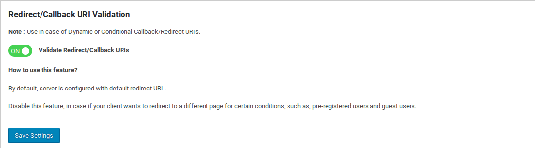 Redierct/Callback URI Validation validate-redirect-uri