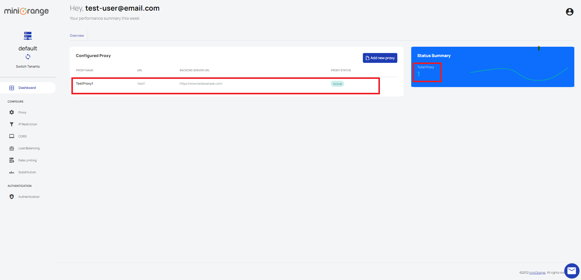 Basic-Proxy-Setup