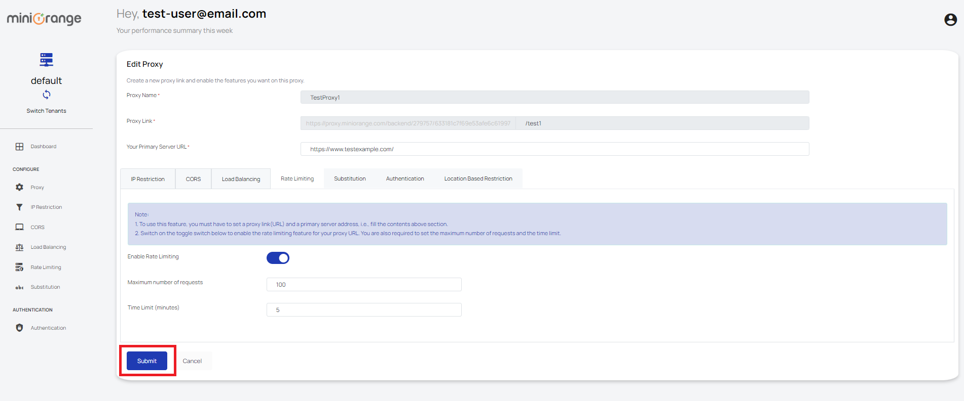 Rate-Limiting