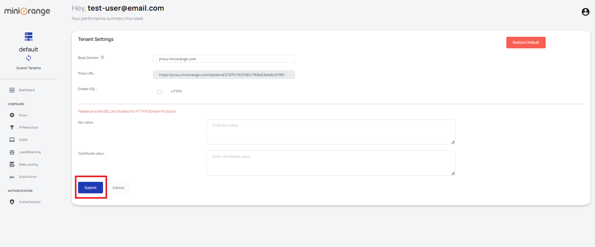 Create-New-Tenant