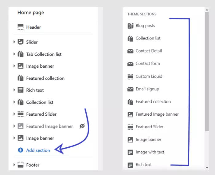 Add Section