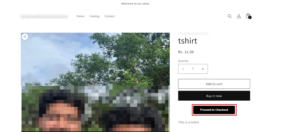 product checkout