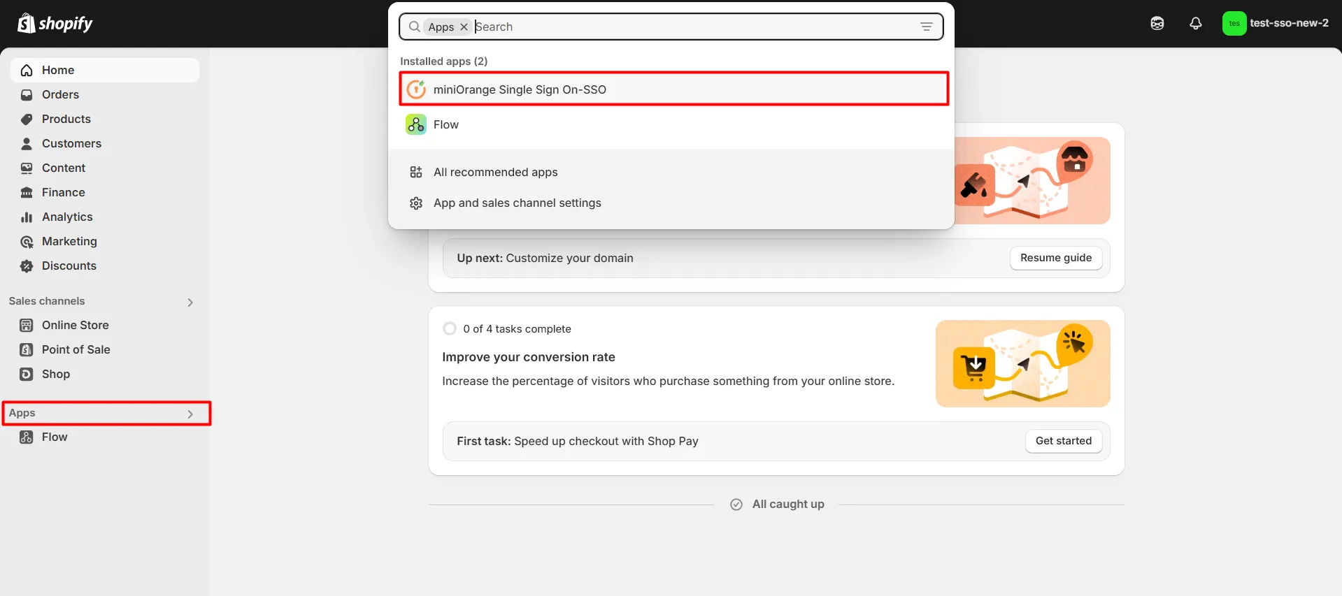 navigate-to-Shopify-SSO-application