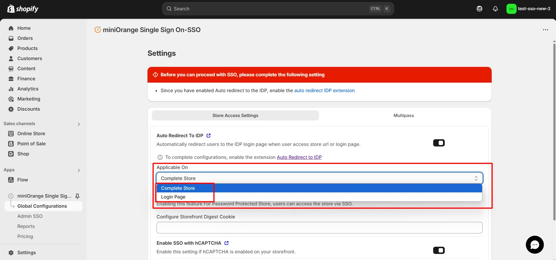 navigate-to-Shopify-SSO-application